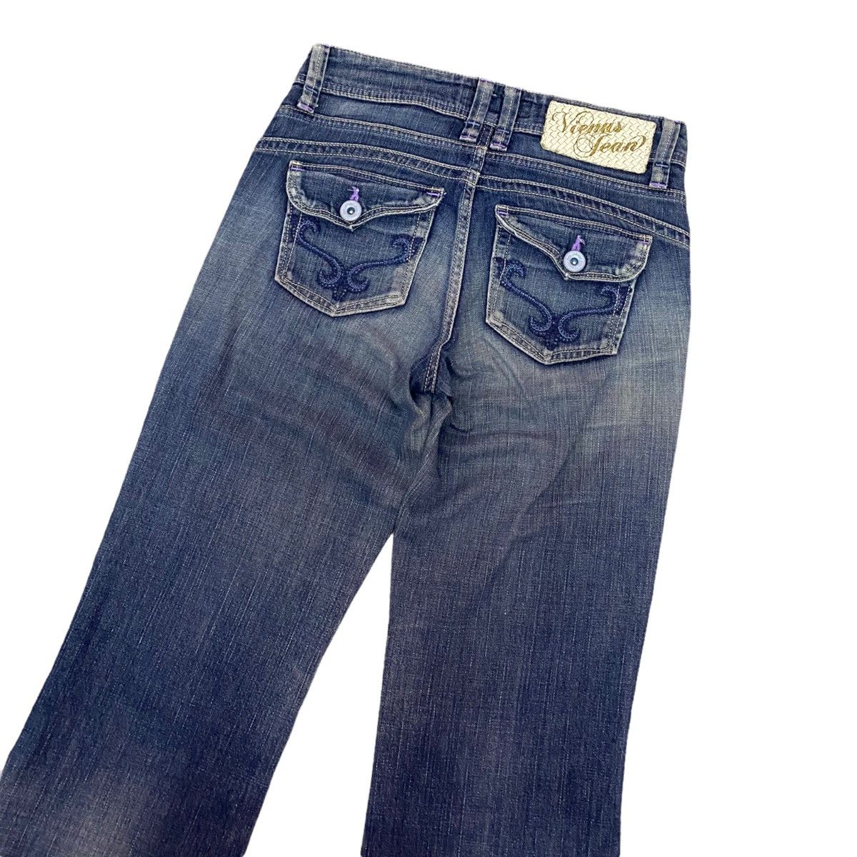 If Six Was Nine HYSTERIC GLAMOUR STYLE VIENUS FLARE DENIM JEANS DISTRESSED Size US 29 - 8 Thumbnail