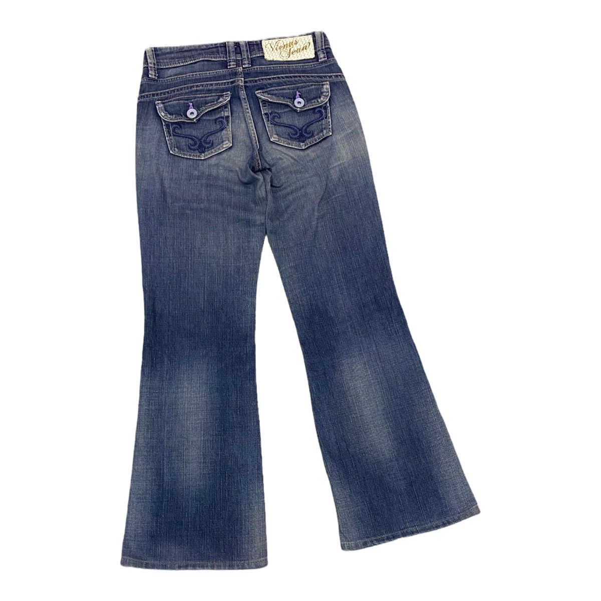 If Six Was Nine HYSTERIC GLAMOUR STYLE VIENUS FLARE DENIM JEANS DISTRESSED Size US 29 - 4 Thumbnail