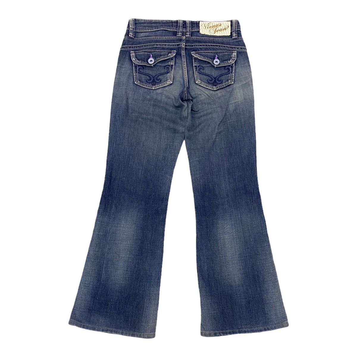 If Six Was Nine HYSTERIC GLAMOUR STYLE VIENUS FLARE DENIM JEANS DISTRESSED Size US 29 - 2 Thumbnail