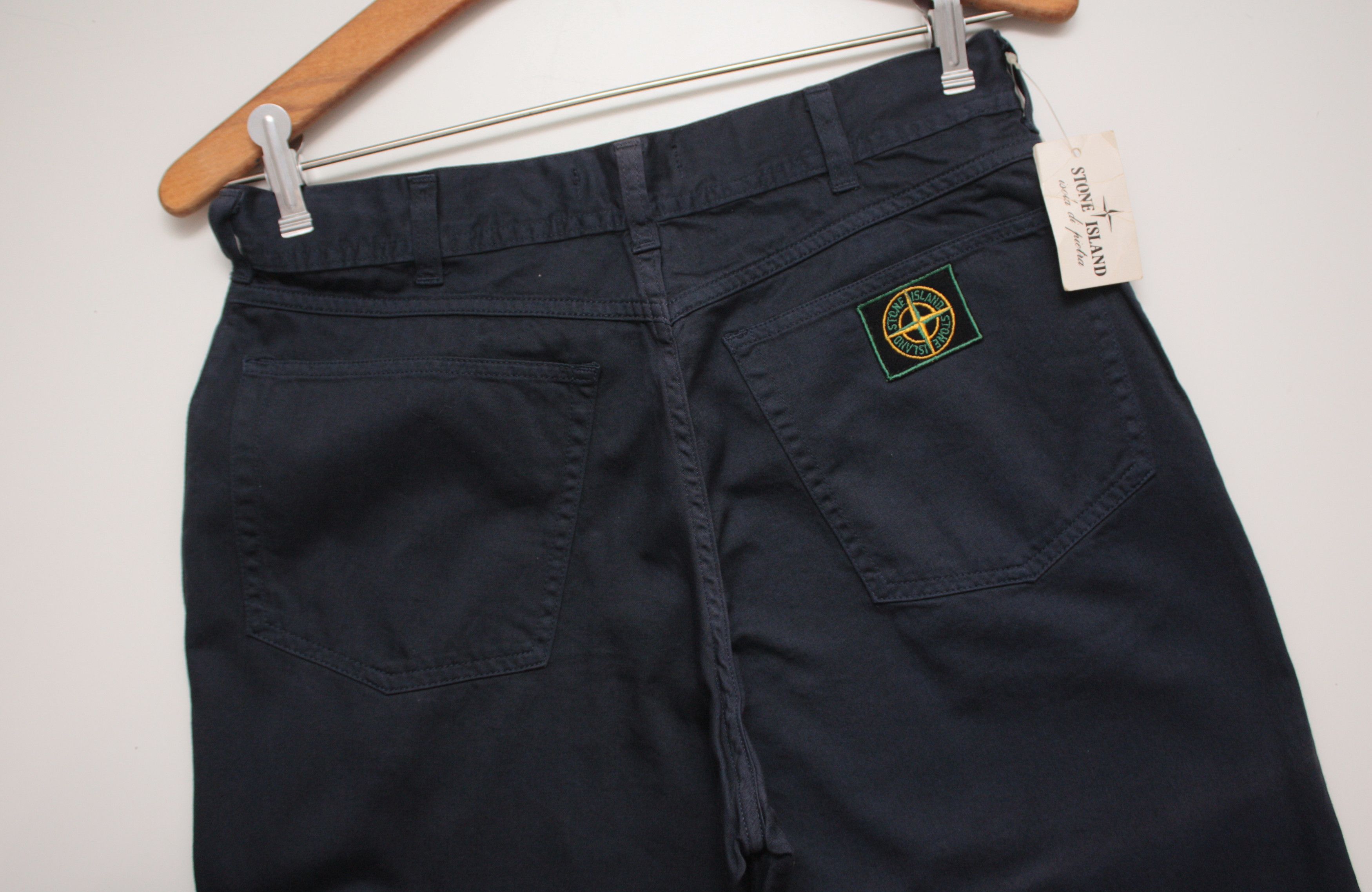 m　90s stone island marina pants Navy 'Stone Island Marina' Trousers by Stone Island on Sale