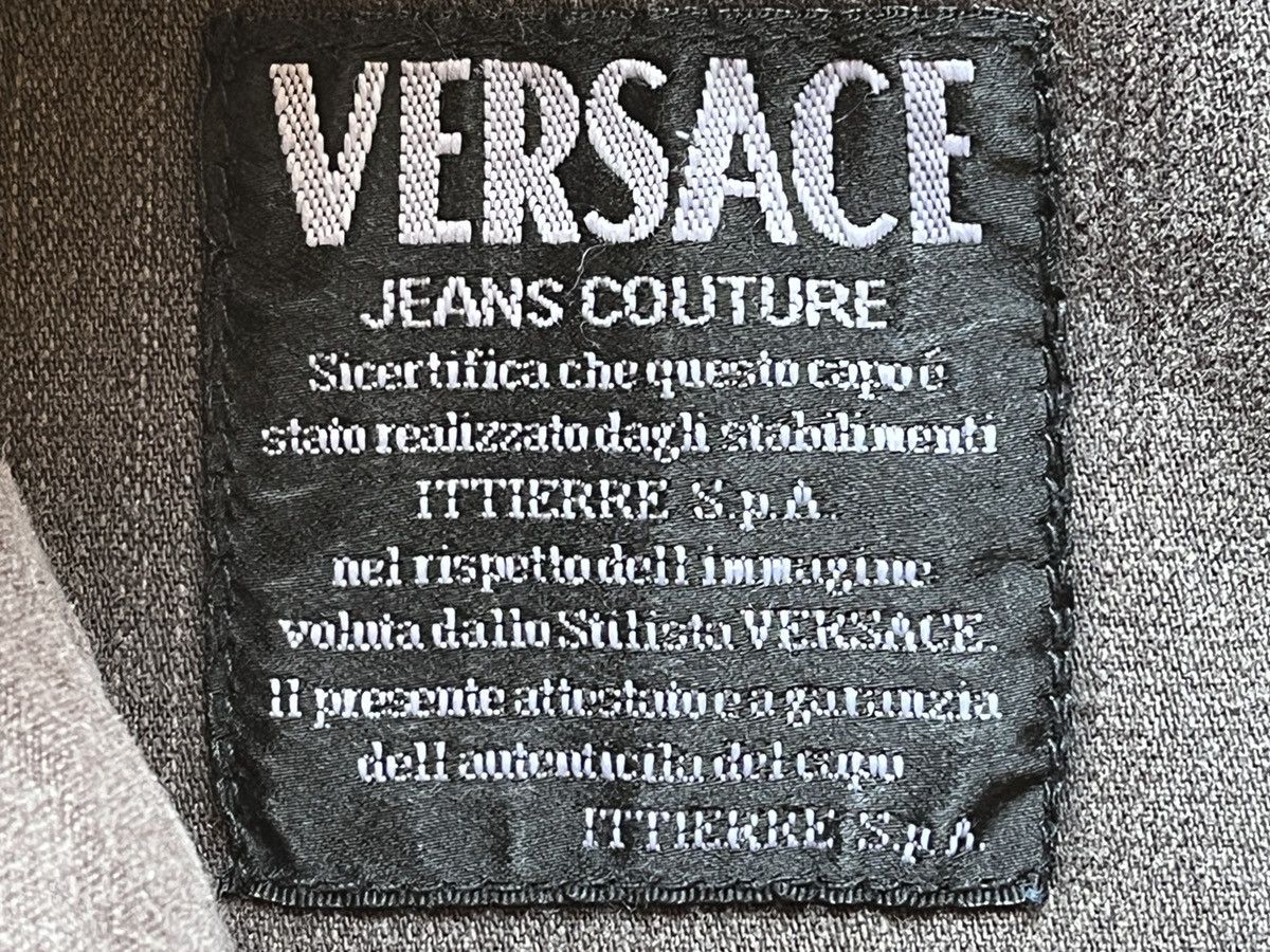 Versace × Versace Jeans Couture × Vintage VERSACE BAGGY DESIGN JEANS COUTURE ITALY Size US 31 - 10 Thumbnail