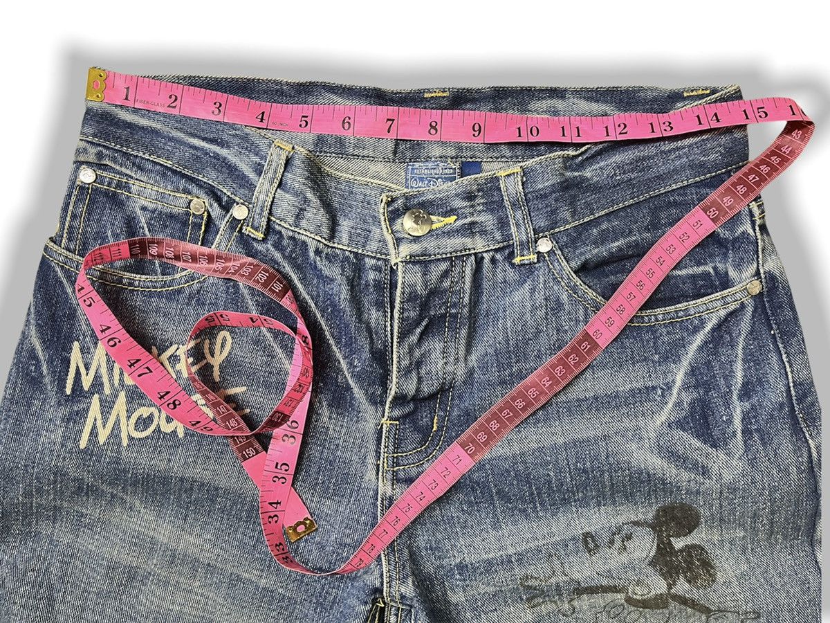 Disney × Mickey Mouse × Vintage MICKEY MOUSE X DISNEY DENIM JEANS Size US 31 - 2 Thumbnail