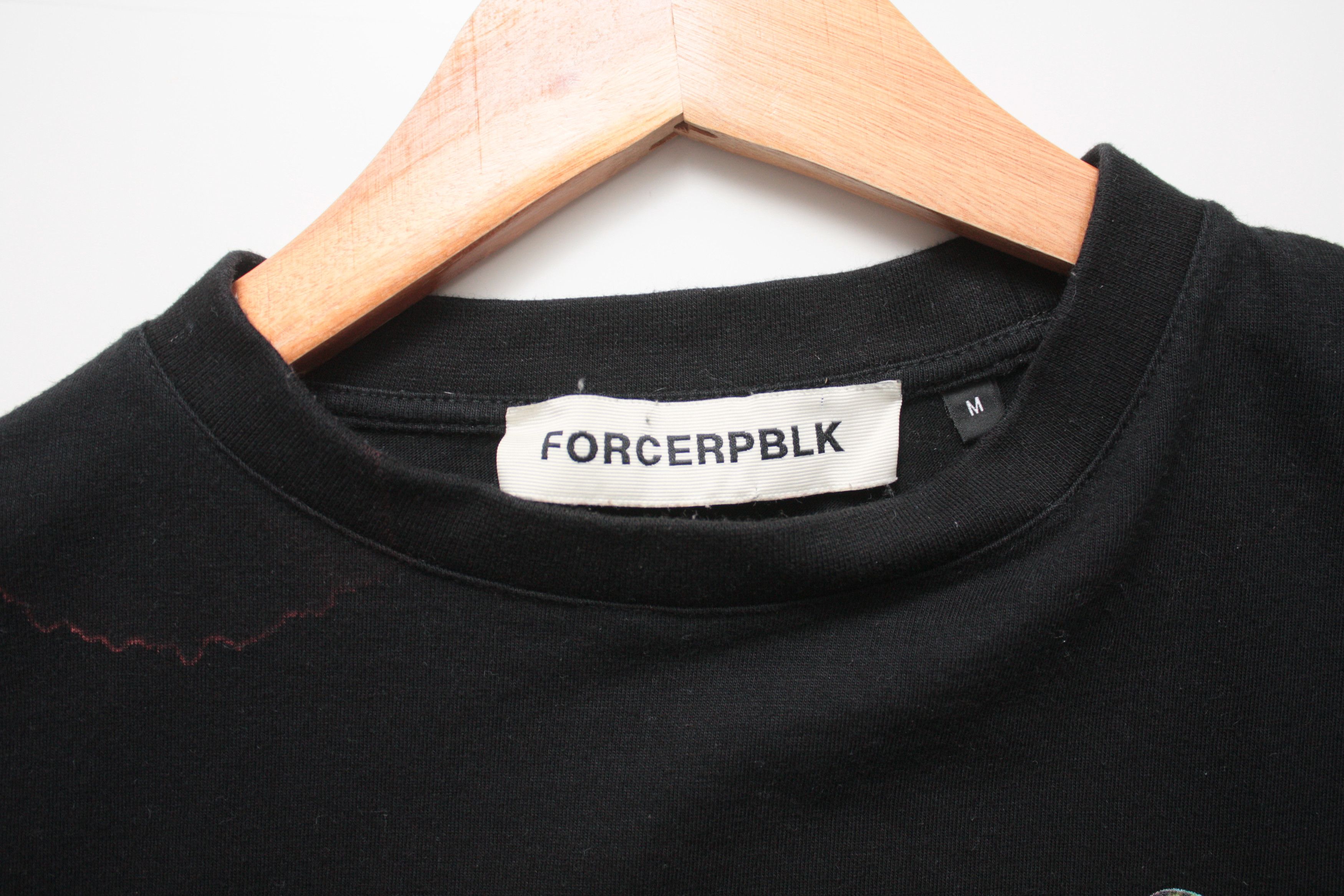 Japanese Brand FORCEREPUBLIK Black Men's Medium T-Shirt Size US M / EU 48-50 / 2 - 4 Thumbnail