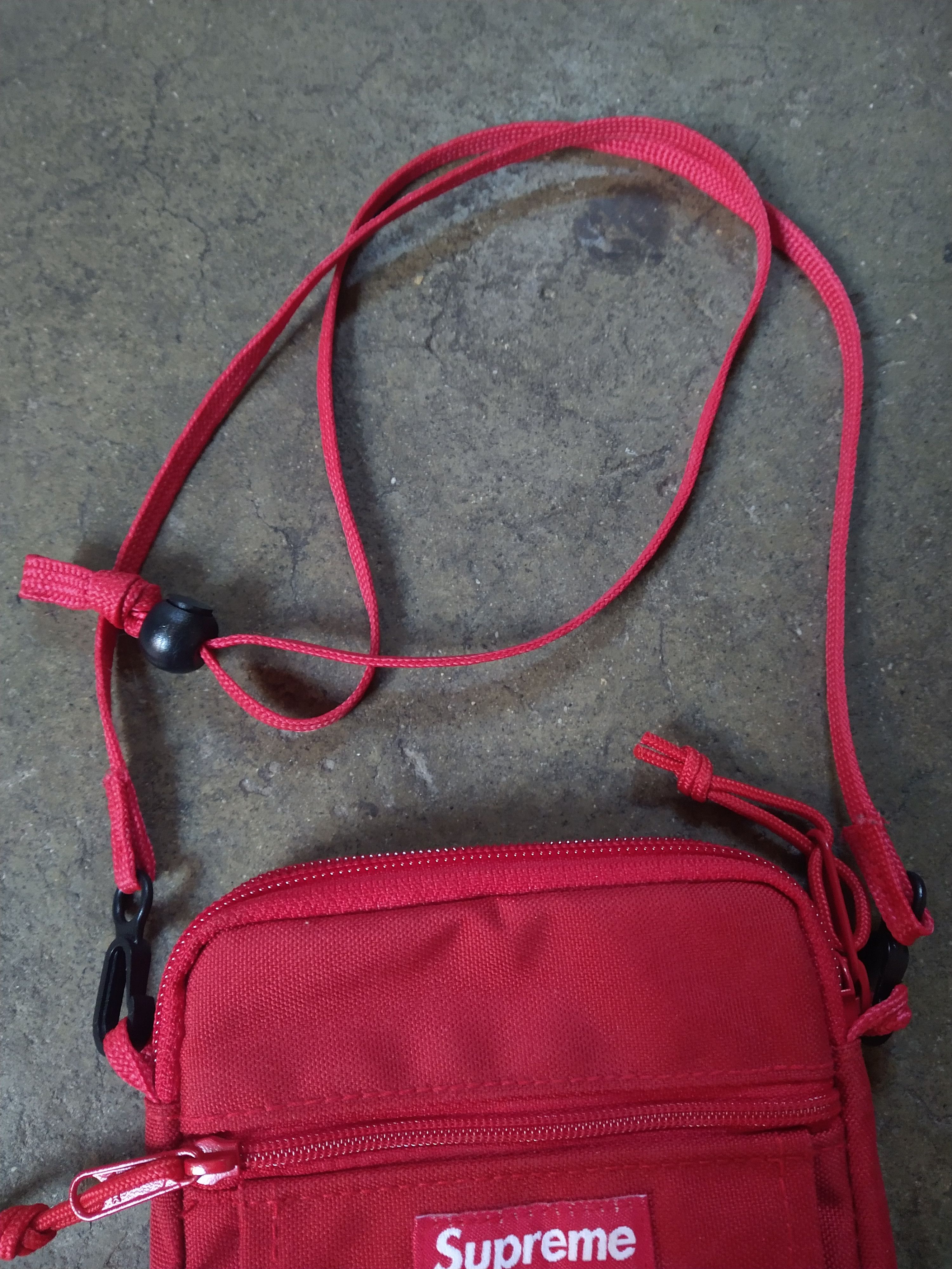 Supreme Supreme Utility Pouch Red Cordura Nylon Bag SS19 Size ONE SIZE - 5 Thumbnail