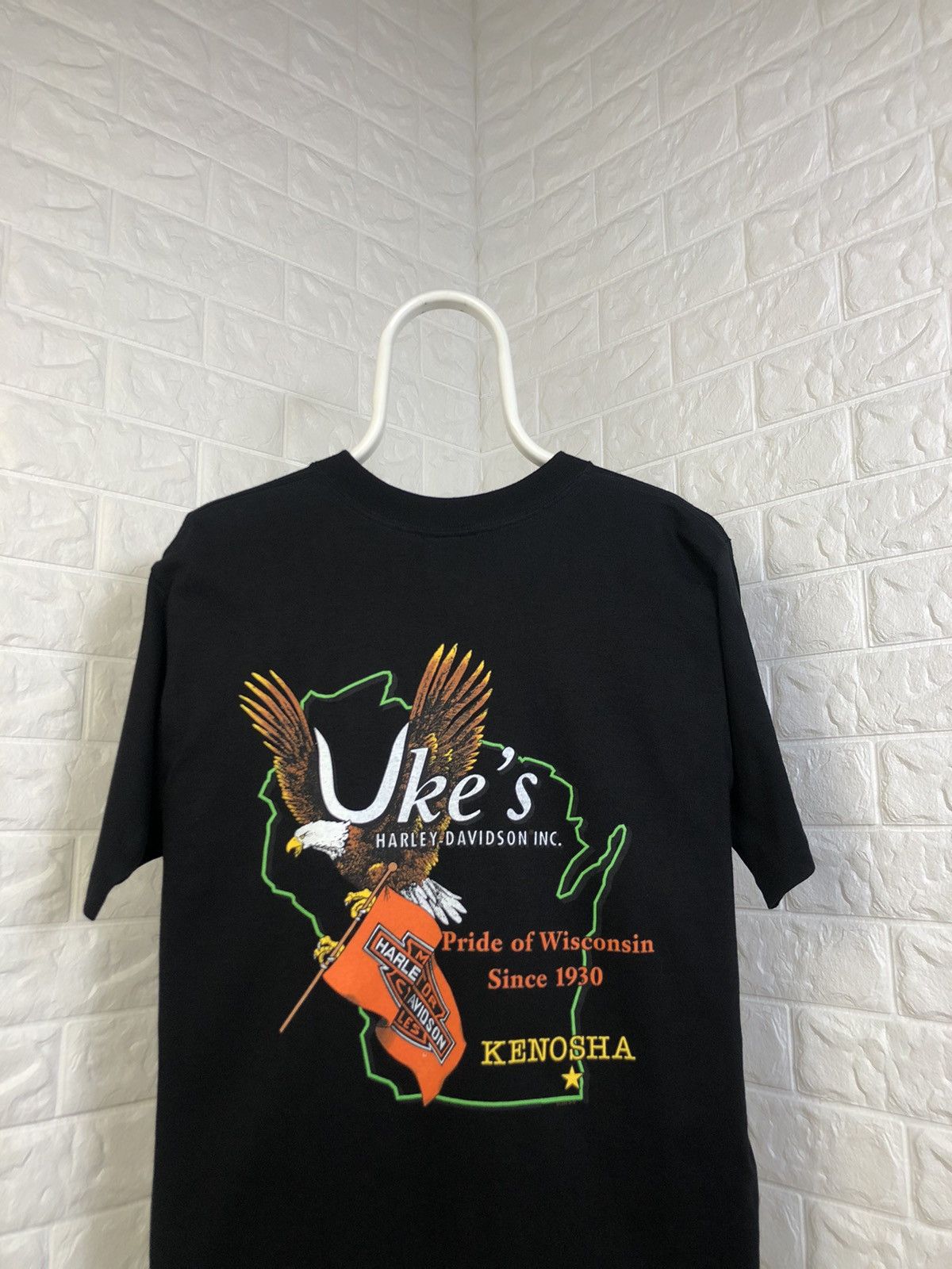 Harley Davidson × Vintage Vintage Harley Davidson 1995 Big logo Shirt Size US L / EU 52-54 / 3 - 4 Thumbnail