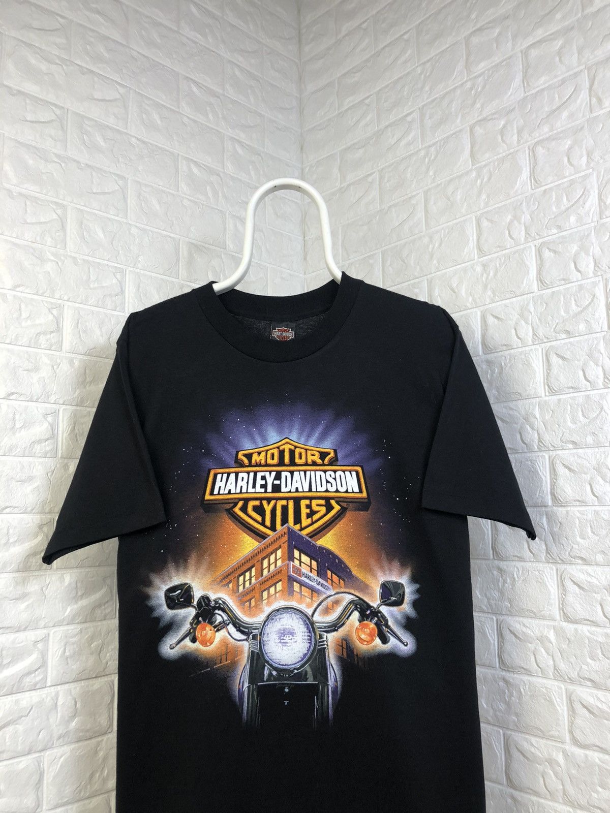Harley Davidson × Vintage Vintage Harley Davidson 1995 Big logo Shirt Size US L / EU 52-54 / 3 - 3 Thumbnail