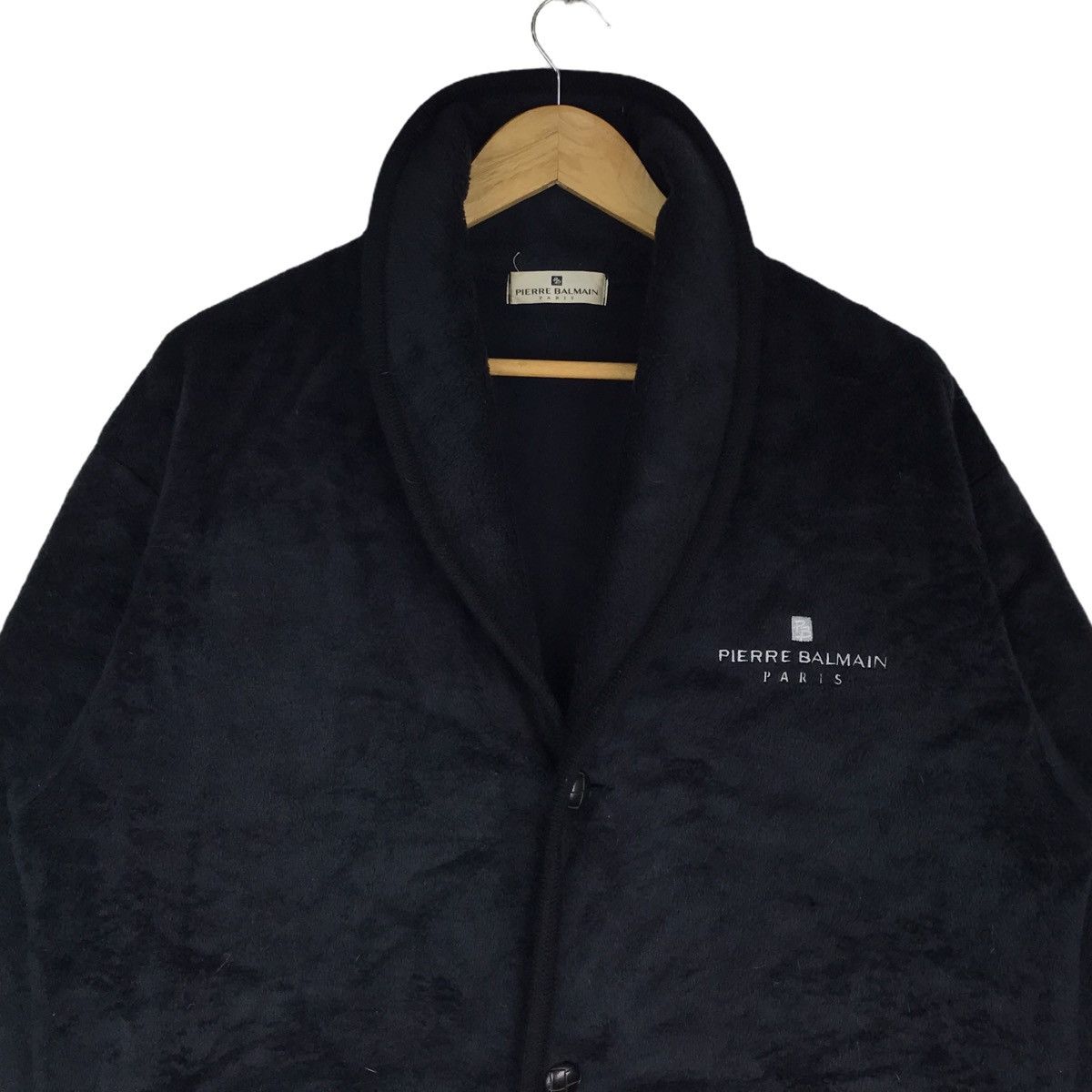 Pierre Balmain Vintage Pierre Balmain Fleece Coat Jacket Size US M / EU 48-50 / 2 - 6 Thumbnail