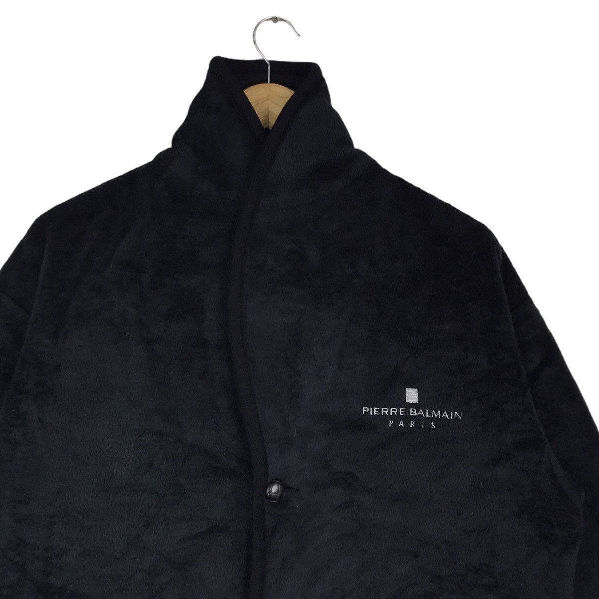 Pierre Balmain Vintage Pierre Balmain Fleece Coat Jacket Size US M / EU 48-50 / 2 - 2 Thumbnail