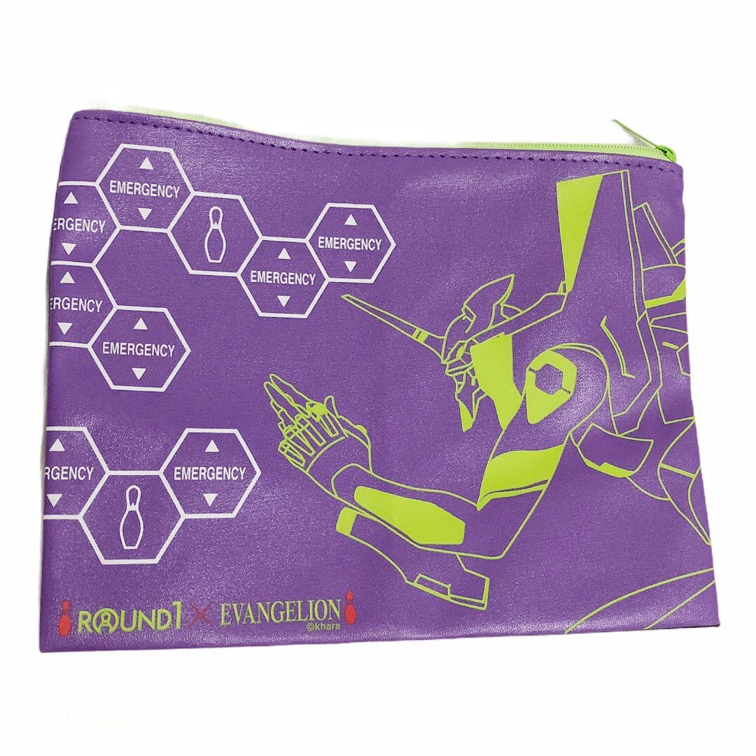 Anime Evangelion x Round1 Zipper Case / devilman / akira / gundam Size ONE SIZE - 5 Thumbnail