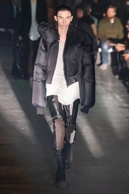 Rick Owens × Rick Owens Drkshdw NEW FW ☠️ DOLL BOMBER JACKET RARE BLOODY OSIRIS CARTI TRAVIS Size US S / EU 44-46 / 1 - 8 Thumbnail