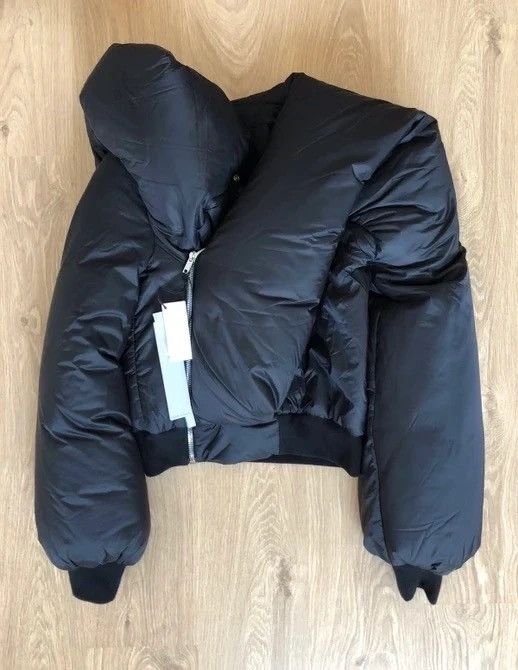 Rick Owens × Rick Owens Drkshdw NEW FW ☠️ DOLL BOMBER JACKET RARE BLOODY OSIRIS CARTI TRAVIS Size US S / EU 44-46 / 1 - 9 Thumbnail