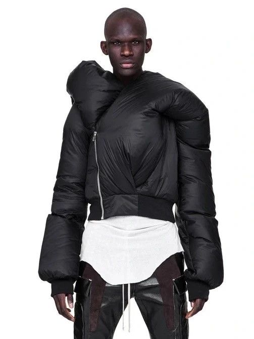 Rick Owens × Rick Owens Drkshdw NEW FW ☠️ DOLL BOMBER JACKET RARE BLOODY OSIRIS CARTI TRAVIS Size US S / EU 44-46 / 1 - 15 Thumbnail
