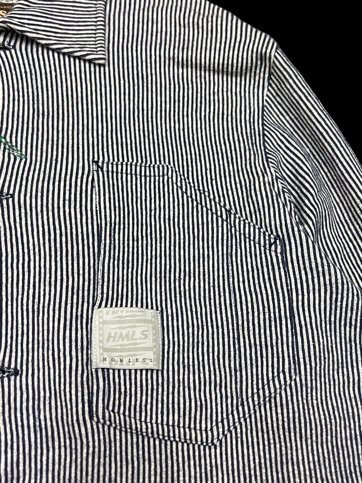 Vintage VINTAGE HOMELESS ARTWORK GARMENT STRIPS OVERSIZE SHIRTS Size US M / EU 48-50 / 2 - 9 Thumbnail