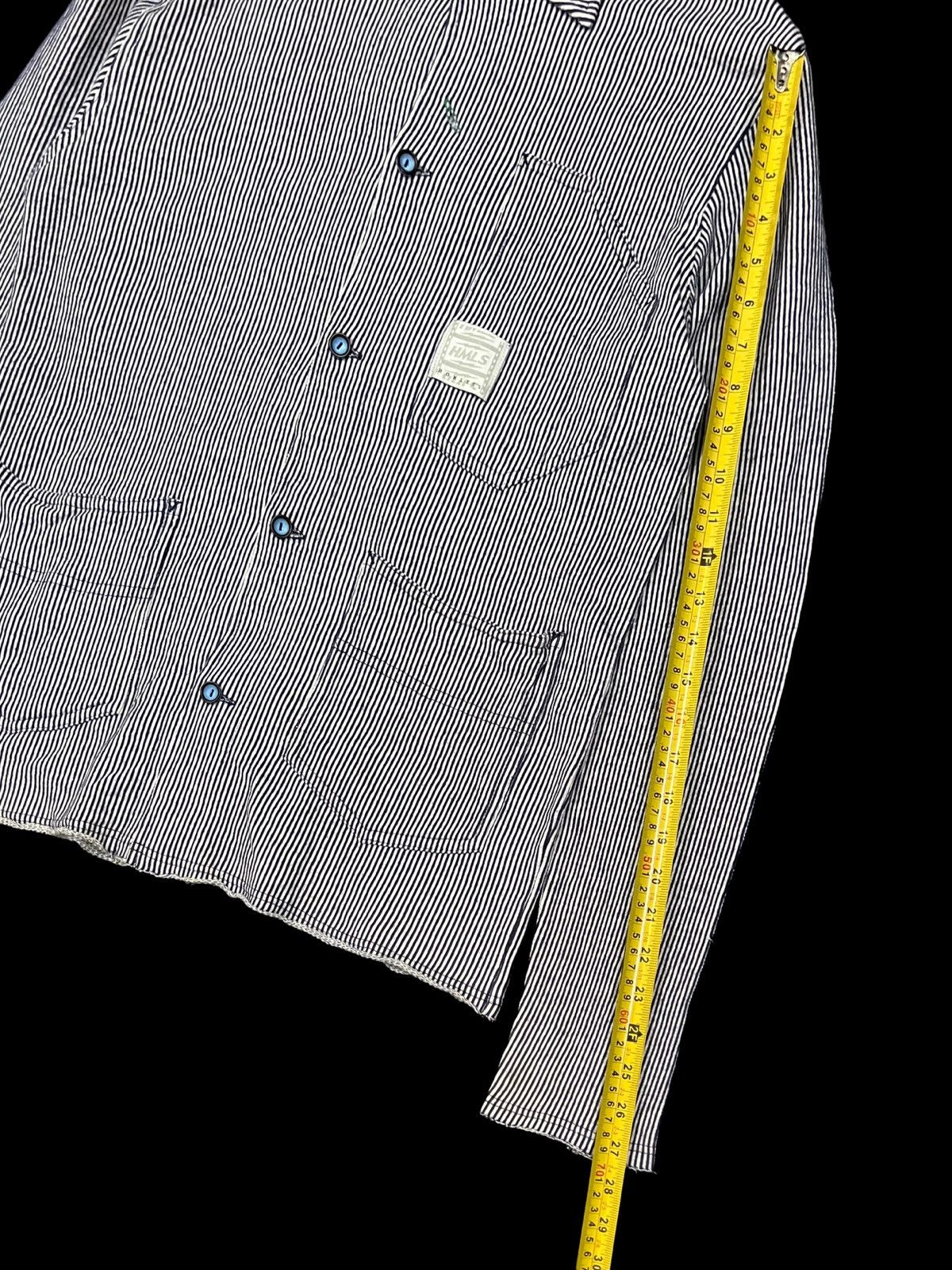 Vintage VINTAGE HOMELESS ARTWORK GARMENT STRIPS OVERSIZE SHIRTS Size US M / EU 48-50 / 2 - 19 Thumbnail