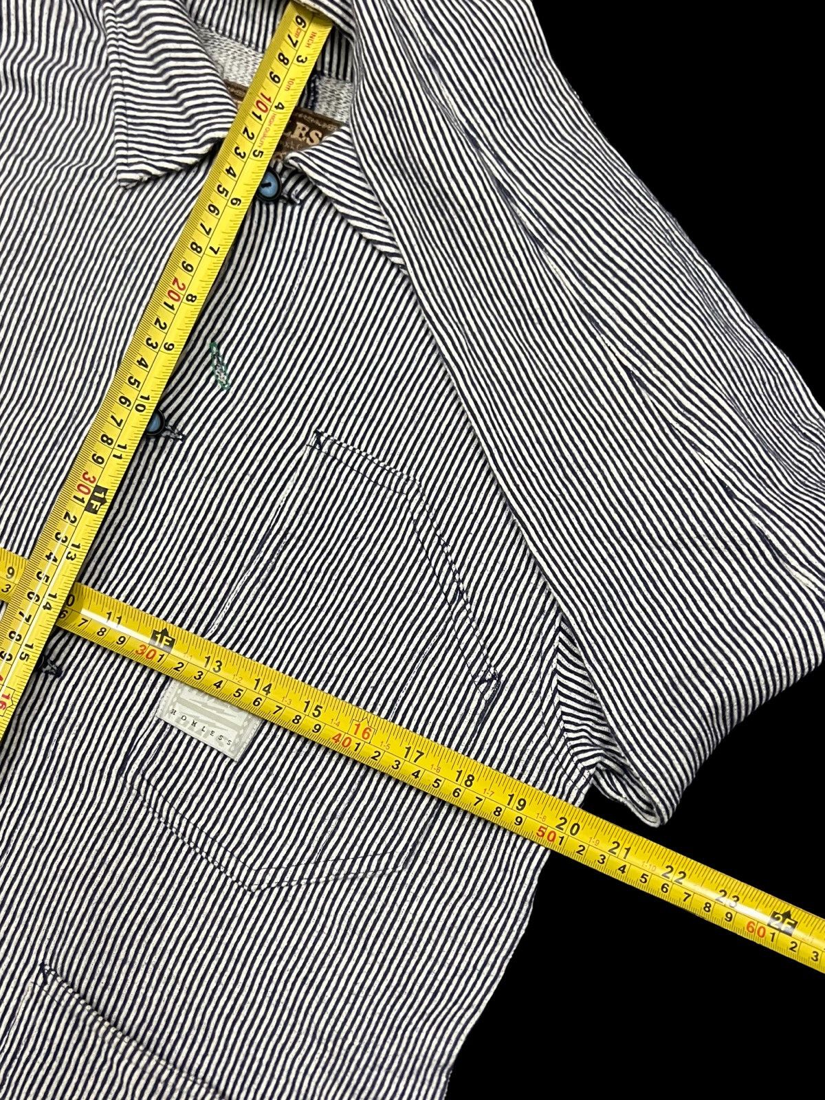 Vintage VINTAGE HOMELESS ARTWORK GARMENT STRIPS OVERSIZE SHIRTS Size US M / EU 48-50 / 2 - 20 Thumbnail