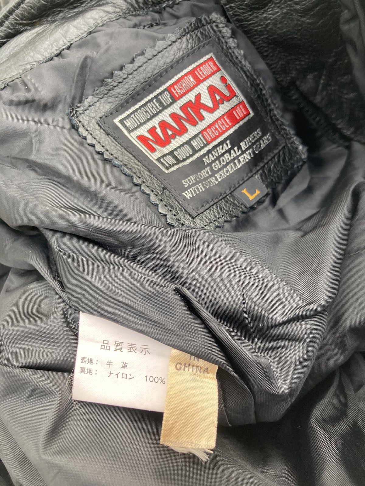 Japanese Brand NANKAI MOTORCYCLE LEATHER PANTS Size US 31 - 10 Thumbnail
