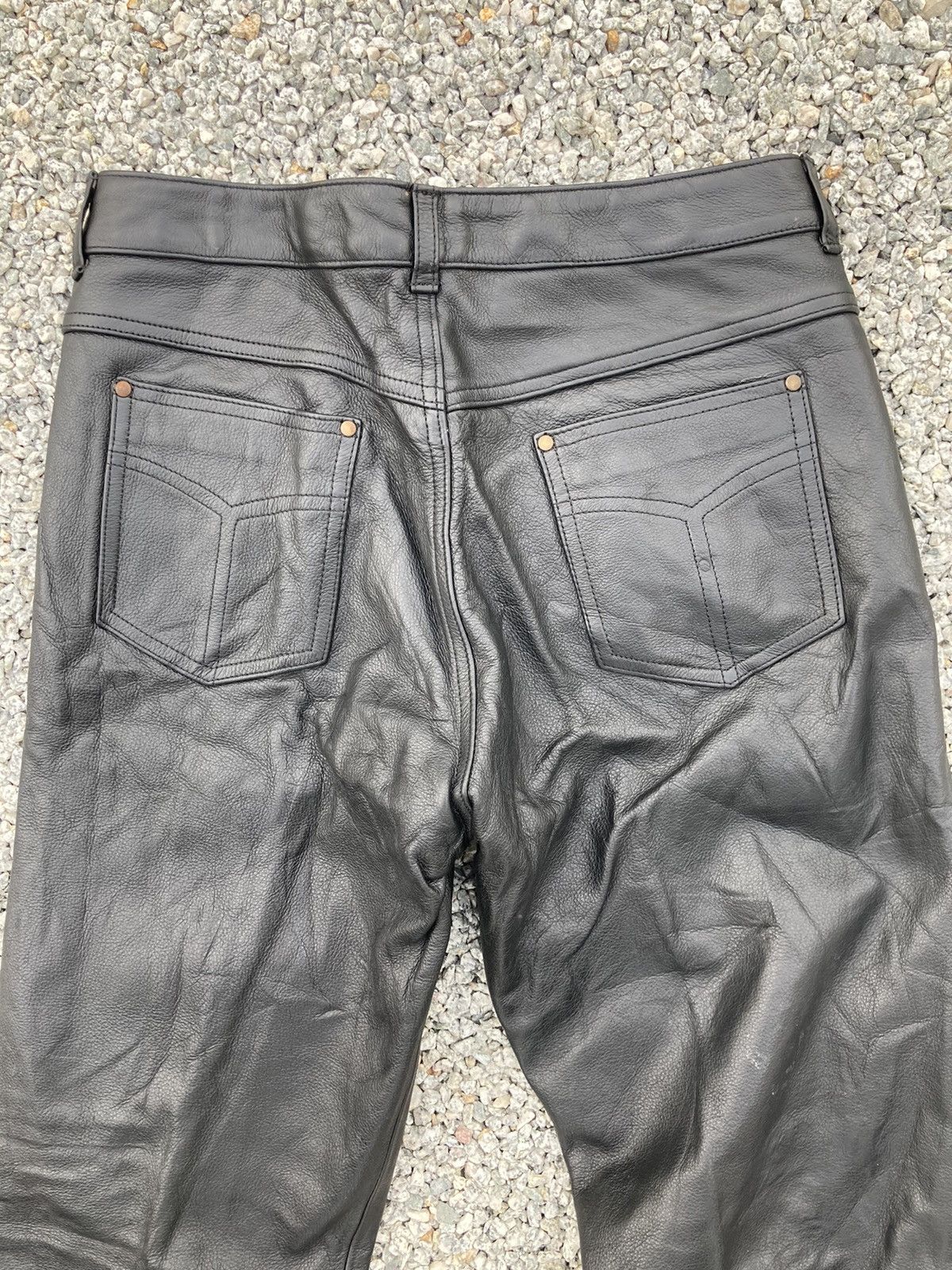 Japanese Brand NANKAI MOTORCYCLE LEATHER PANTS Size US 31 - 4 Thumbnail