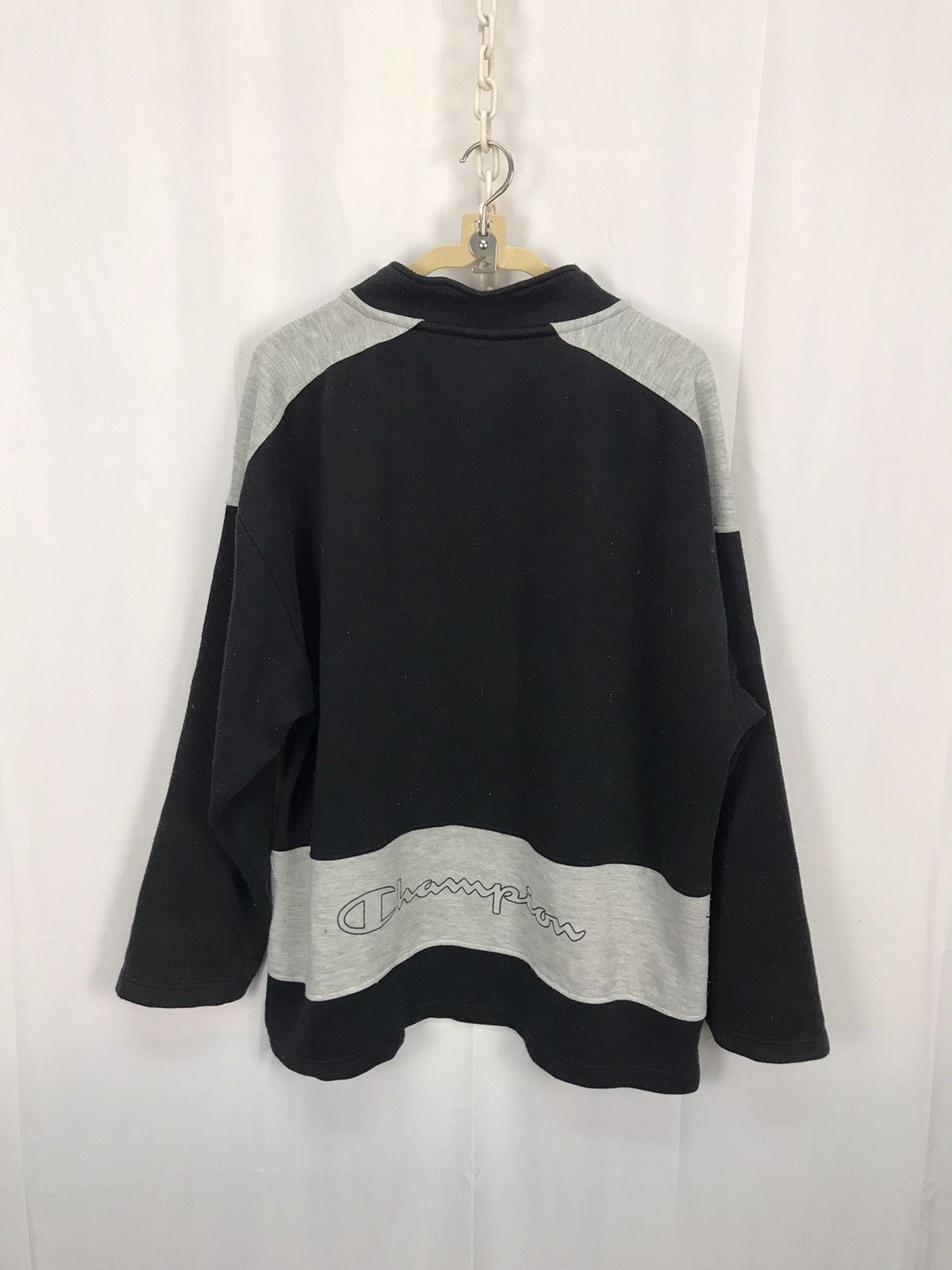 Champion Champion big logo sweatshirt half zipper Size US L / EU 52-54 / 3 - 3 Thumbnail
