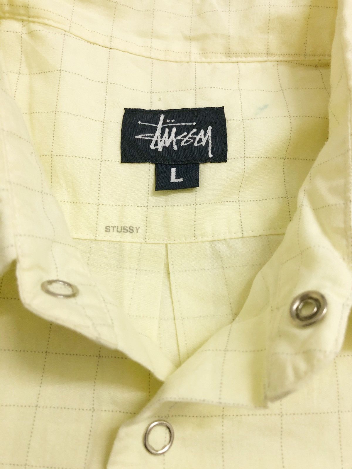 Stussy 🔥Grailed 🔥Vintage 90s Stussy Shirt Snap Button Size US L / EU 52-54 / 3 - 10 Thumbnail