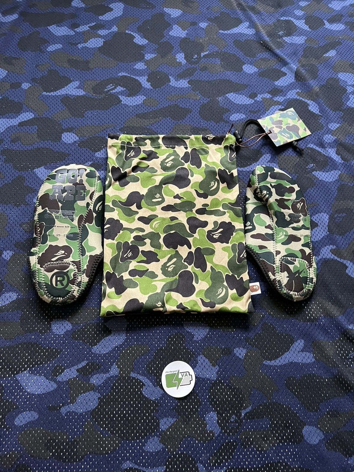 Bape 100% Authentic A Bathing Ape Green House Slippers Sizes 7-9 Size US 8 / EU 41 - 2 Thumbnail