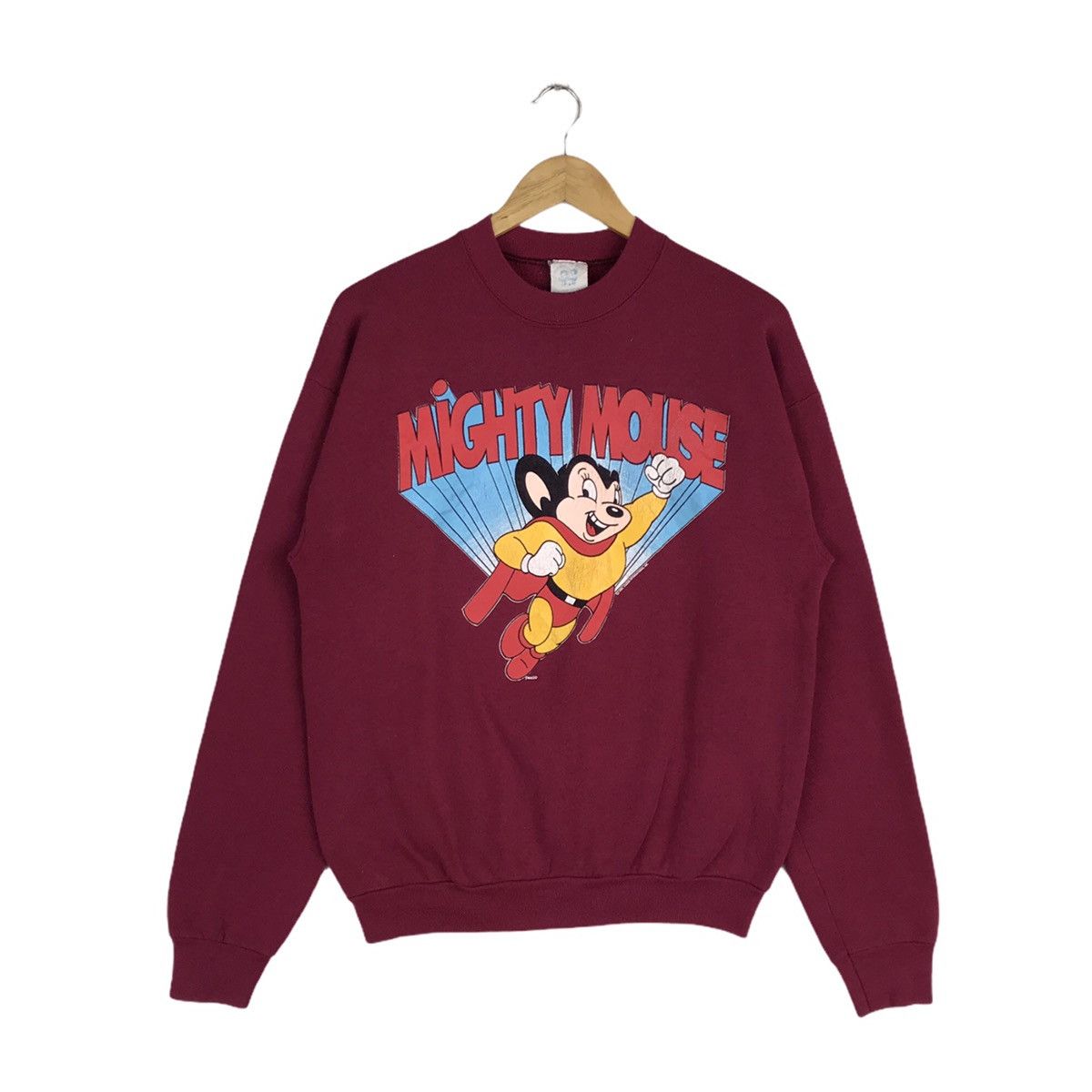 Cartoon Network × Vintage Vintage 1991 Mighty Mouse Cartoon Animated Sweatshirt Size US L / EU 52-54 / 3 - 1 Thumbnail