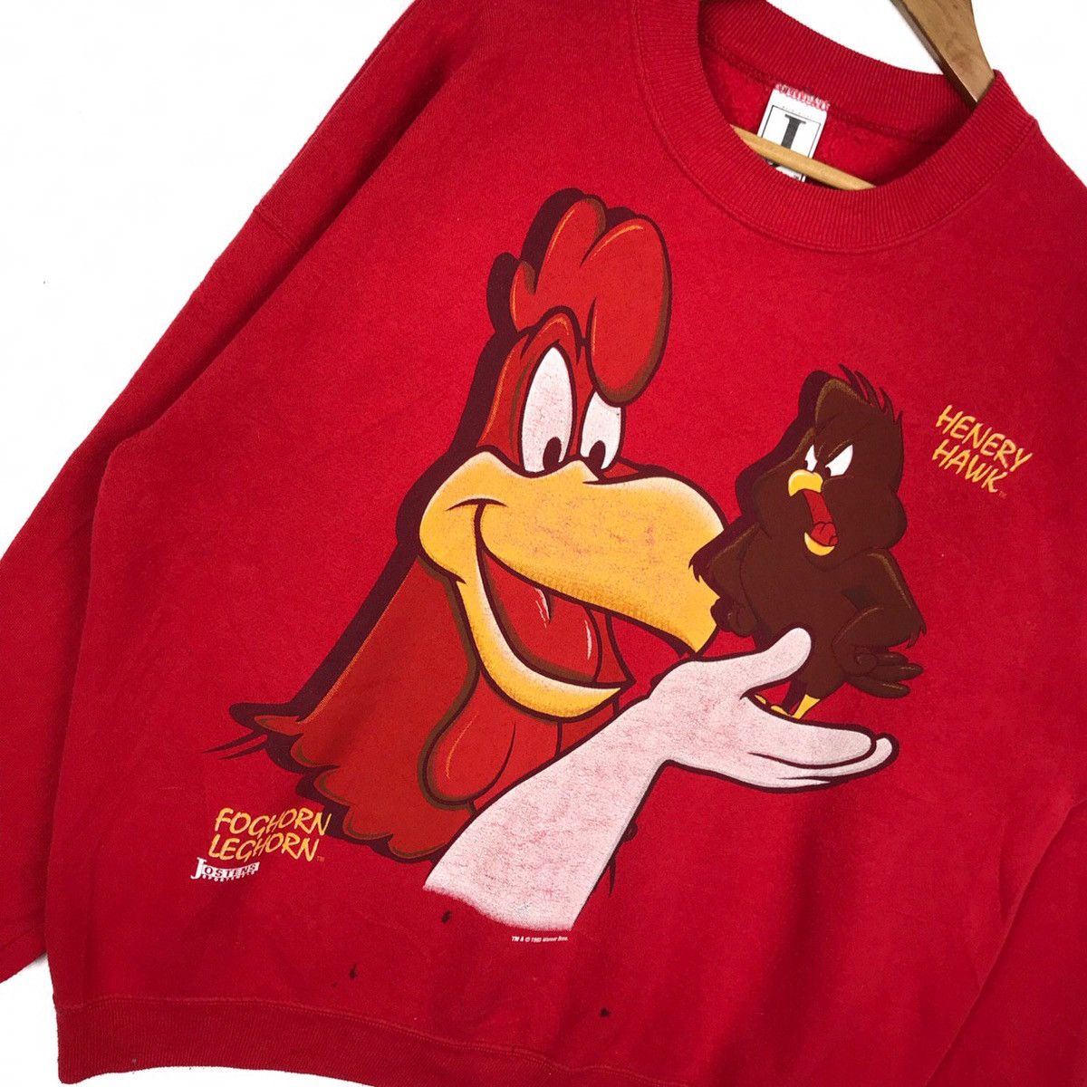 Cartoon Network Vintage Cartoon Foghorn Leghorn and Henery Hawk Sweatshirt Size US XL / EU 56 / 4 - 5 Thumbnail