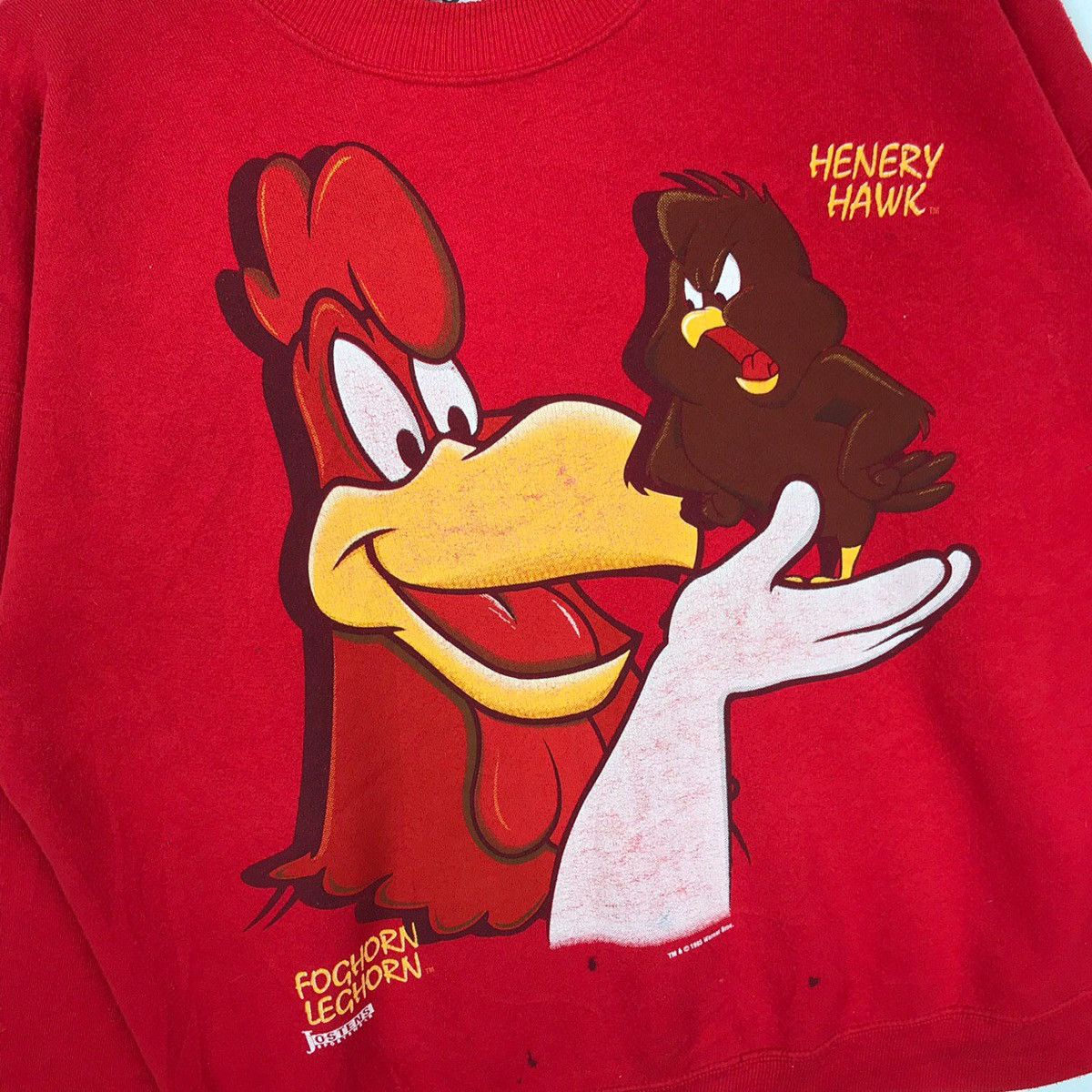 Cartoon Network Vintage Cartoon Foghorn Leghorn and Henery Hawk Sweatshirt Size US XL / EU 56 / 4 - 2 Thumbnail