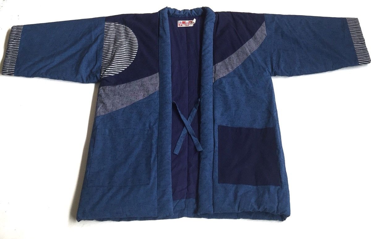 Japanese Brand Vintage Kapital Inspired 4 Tone Colour Patchwork Kimono Size US M / EU 48-50 / 2 - 2 Thumbnail