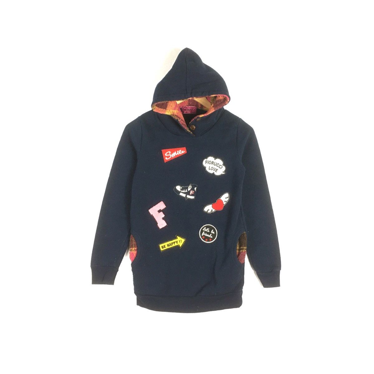 Fiorucci × Japanese Brand Fiorucci Hoodies Full Patches Double Pocket Size US XS / EU 42 / 0 - 1 Thumbnail