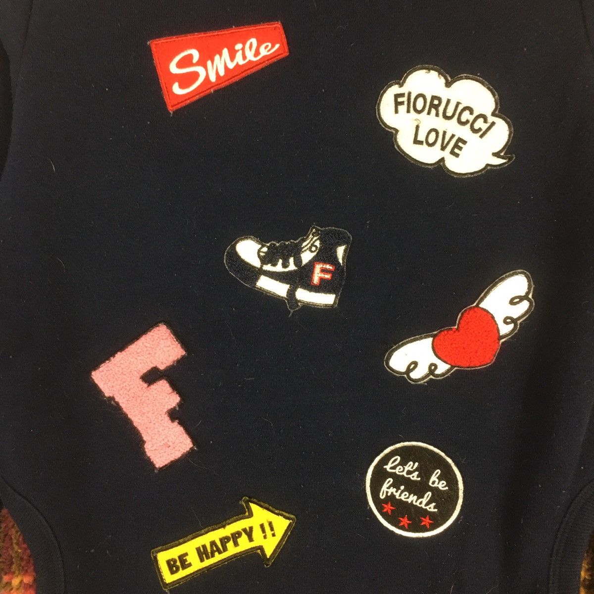 Fiorucci × Japanese Brand Fiorucci Hoodies Full Patches Double Pocket Size US XS / EU 42 / 0 - 2 Thumbnail