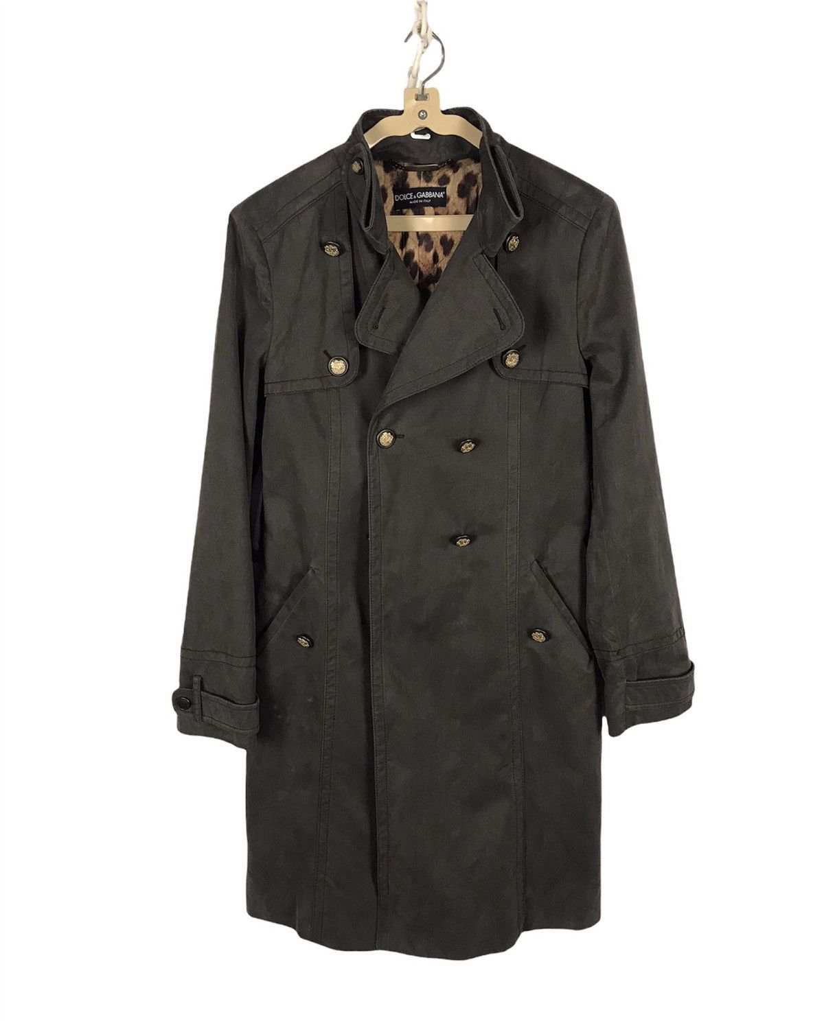 Dolce & Gabbana Dolce&gabbana button long coat made in Italy Size US S / EU 44-46 / 1 - 1 Thumbnail