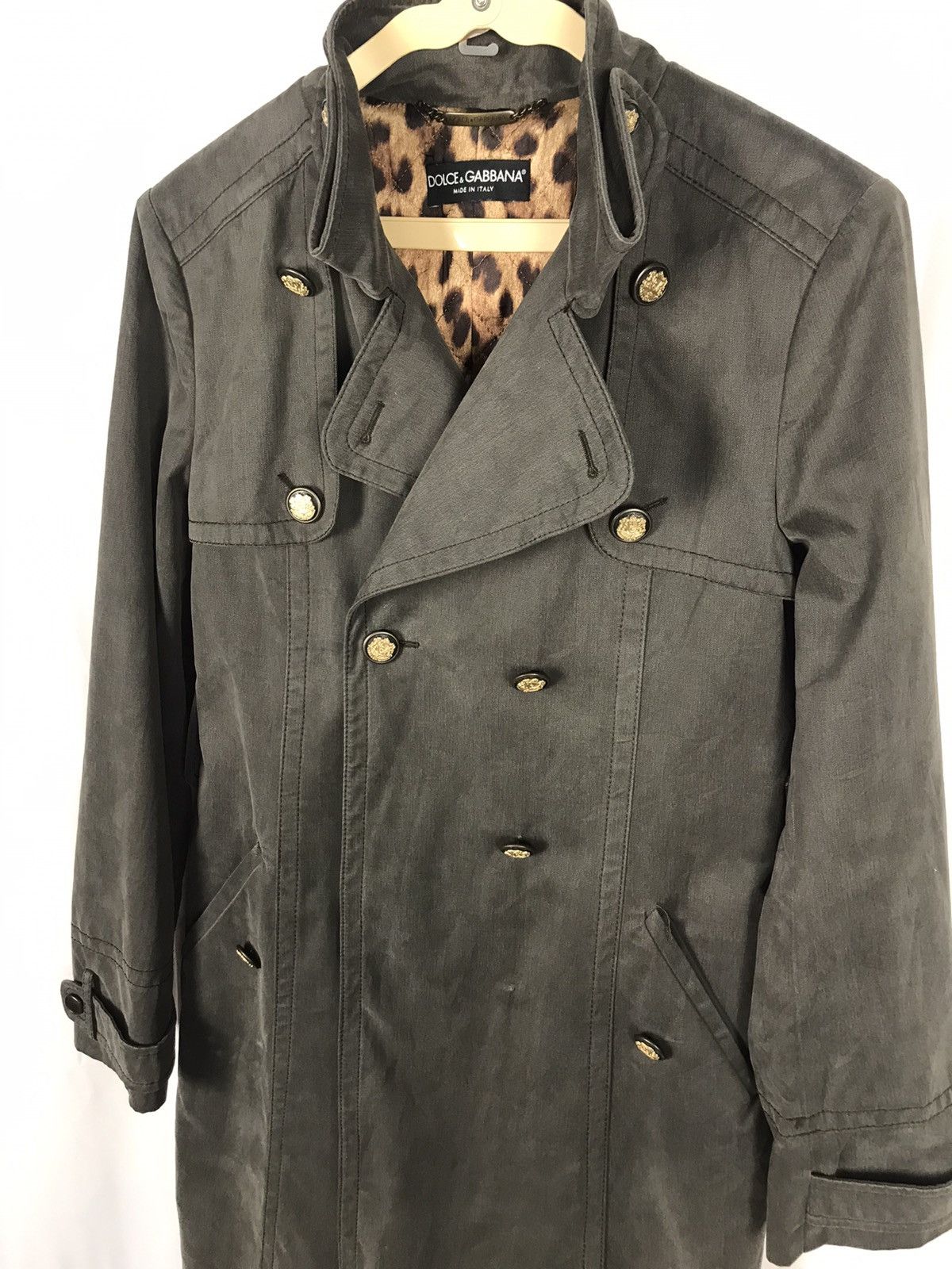 Dolce & Gabbana Dolce&gabbana button long coat made in Italy Size US S / EU 44-46 / 1 - 4 Thumbnail