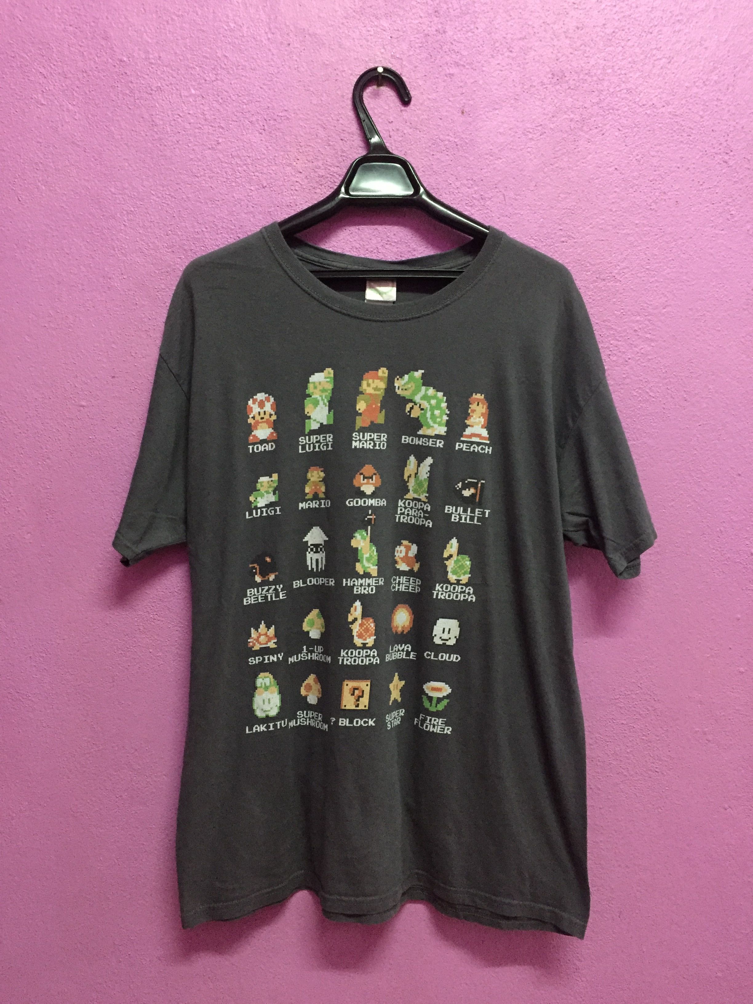 Fruit Of The Loom Super Mario Character Tee Size L Size US L / EU 52-54 / 3 - 1 Thumbnail