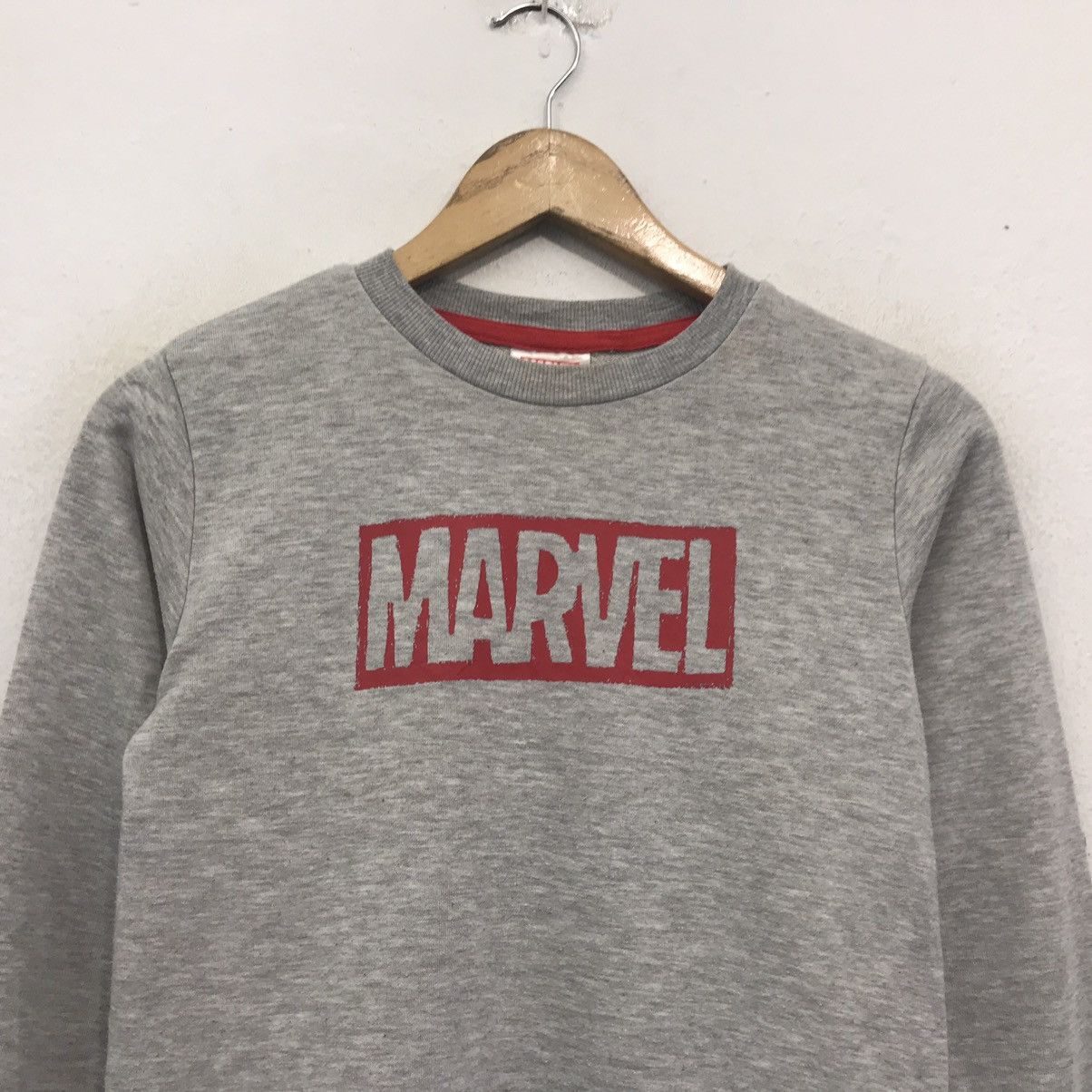 DC Comics × Marvel Comics × Vintage Vintage MARVEL Comics Box Logo Sweatshirt Crewneck Pullover Size US XS / EU 42 / 0 - 3 Thumbnail