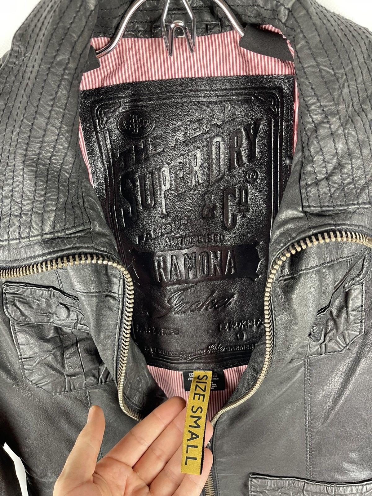 Superdry ramona outlet leather jacket