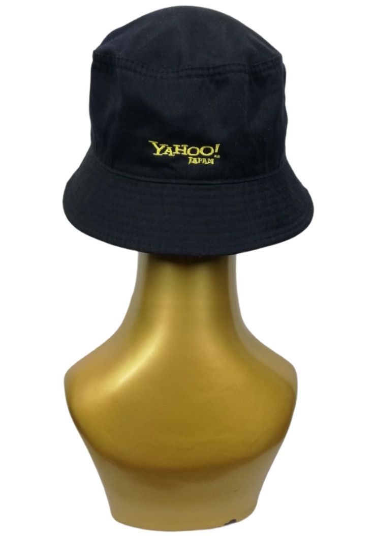 Vintage 🔥Vintage Yahoo! Japan Big Logo Dark Blue Bucket Hat🔥 Size ONE SIZE - 4 Thumbnail