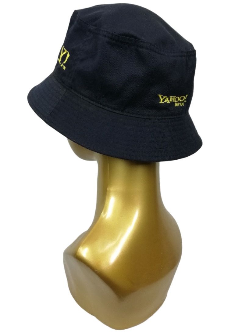 Vintage 🔥Vintage Yahoo! Japan Big Logo Dark Blue Bucket Hat🔥 Size ONE SIZE - 3 Thumbnail