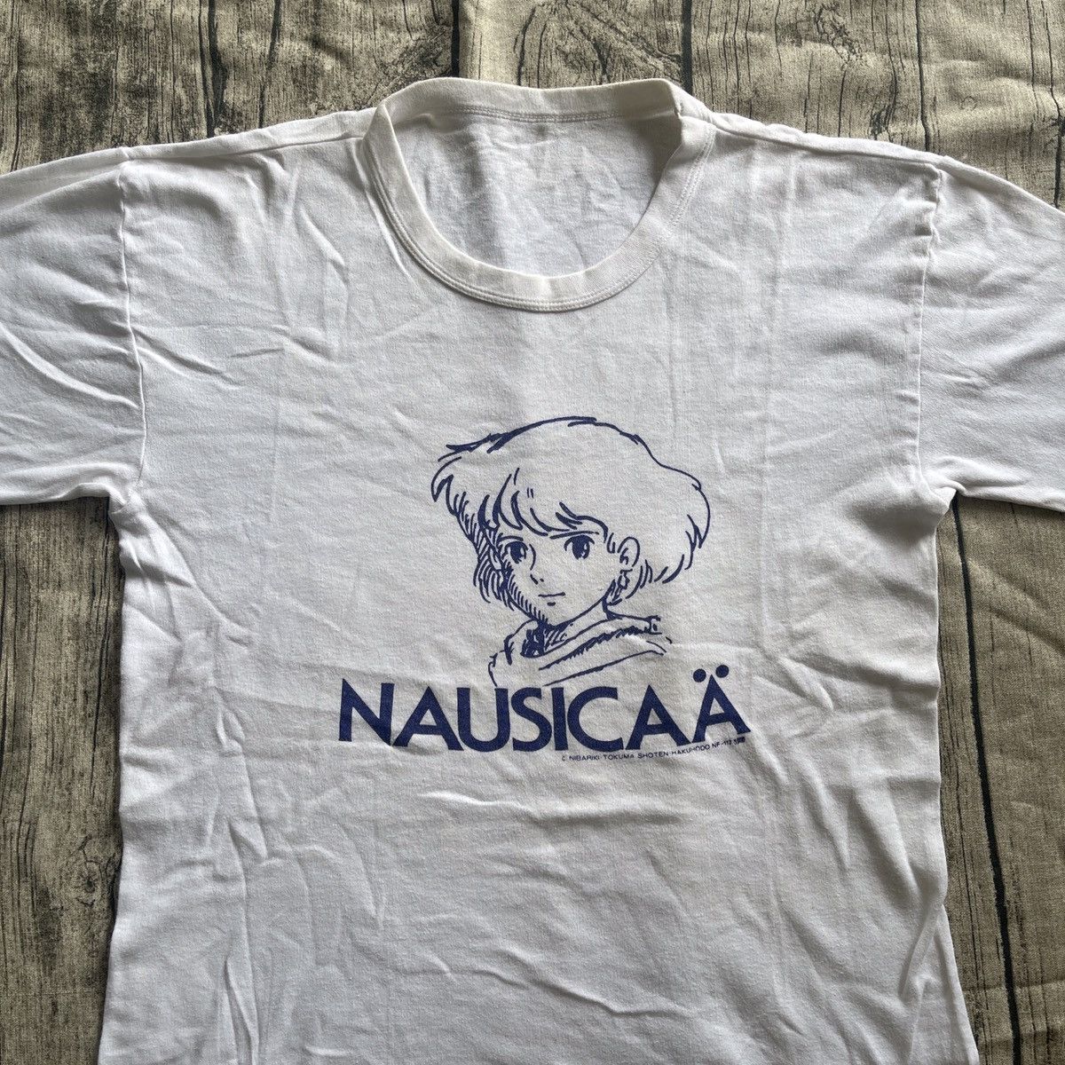 Anime Vtg 84 NAUSICAA STUDIO GHIBLI Anime Hayao Miyazaki Tee Shirt Size US S / EU 44-46 / 1 - 2 Thumbnail