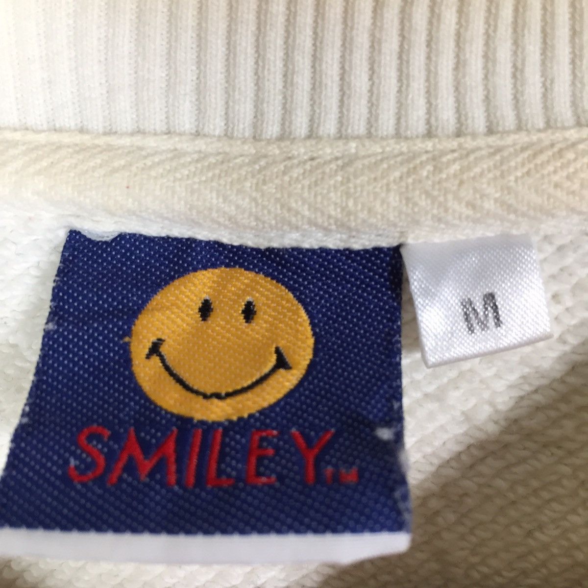 Japanese Brand × Market Vintage Smiley Sweatshirt Crew Neck biglogo County Smiley Size US XS / EU 42 / 0 - 9 Thumbnail
