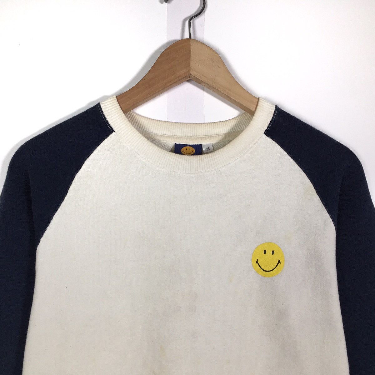 Japanese Brand × Market Vintage Smiley Sweatshirt Crew Neck biglogo County Smiley Size US XS / EU 42 / 0 - 3 Thumbnail