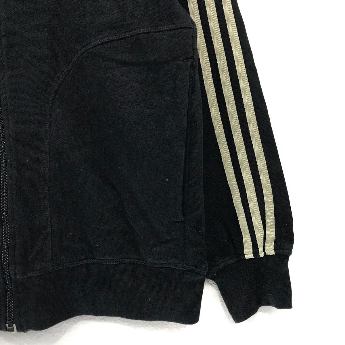 Adidas × Vintage Adidas Sweatshirt Adidas Three Stripe Sweater Adidas Zipper Size US S / EU 44-46 / 1 - 4 Thumbnail