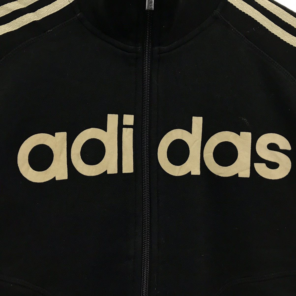 Adidas × Vintage Adidas Sweatshirt Adidas Three Stripe Sweater Adidas Zipper Size US S / EU 44-46 / 1 - 3 Thumbnail