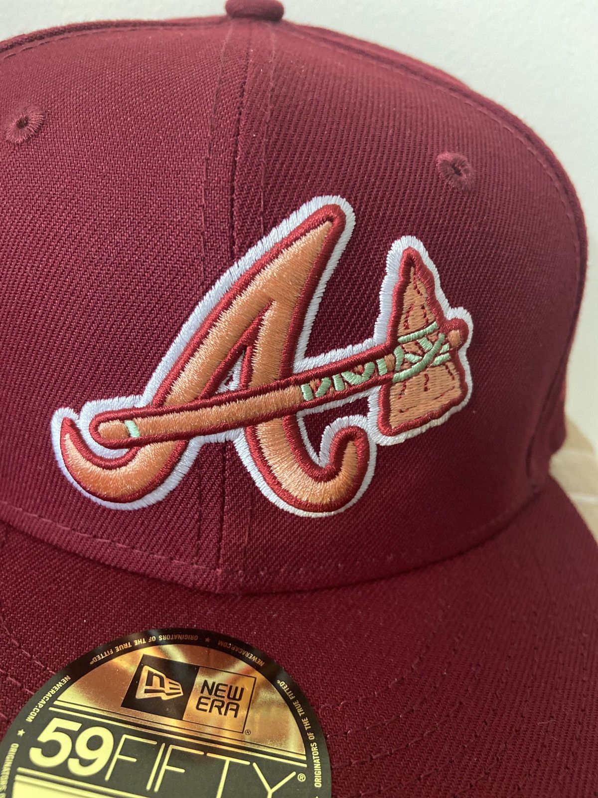 Hat Club Hat Club Exclusive Atlanta Braves Banned ASG Patch Size 71/8 Size ONE SIZE - 4 Thumbnail