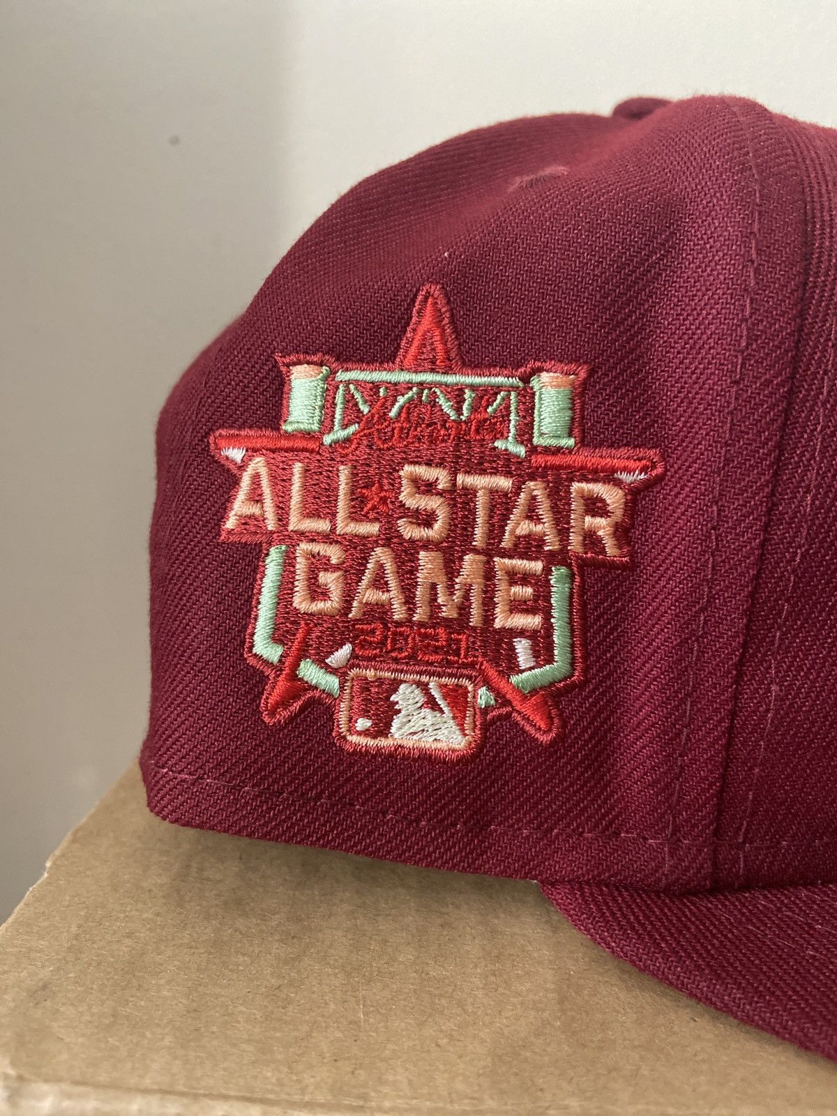 Hat Club Hat Club Exclusive Atlanta Braves Banned ASG Patch Size 71/8 Size ONE SIZE - 5 Thumbnail