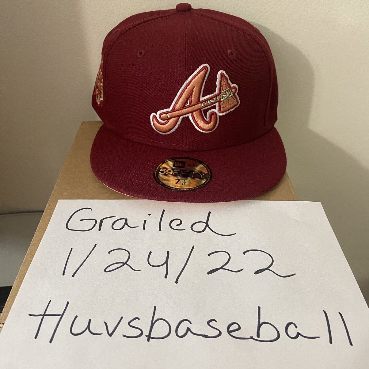 Hat Club Hat Club Exclusive Atlanta Braves Banned ASG Patch Size 71/8 Size ONE SIZE - 10 Thumbnail
