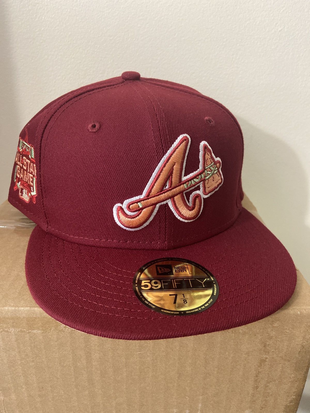 Hat Club Hat Club Exclusive Atlanta Braves Banned ASG Patch Size 71/8 Size ONE SIZE - 1 Thumbnail