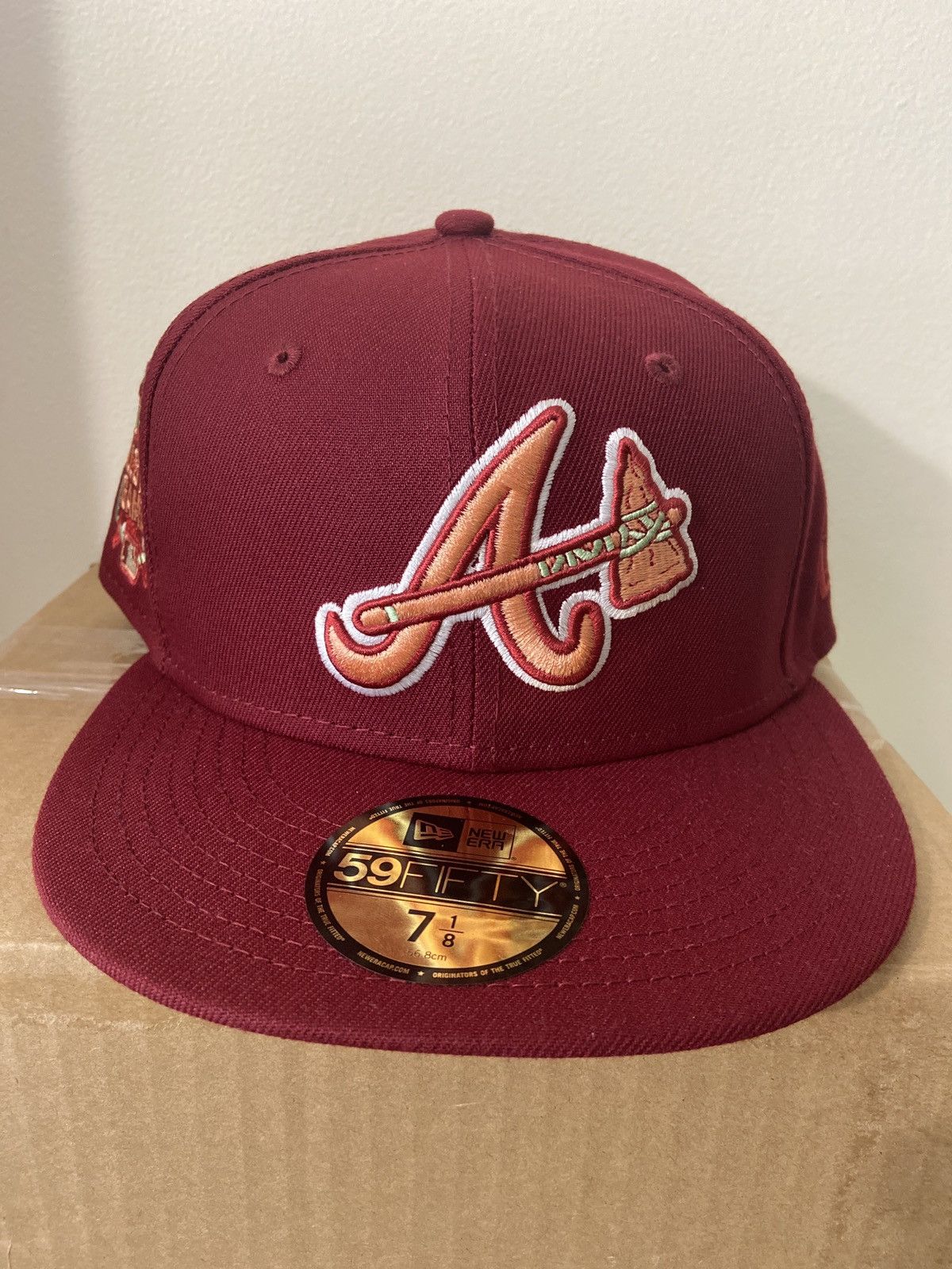 Hat Club Hat Club Exclusive Atlanta Braves Banned ASG Patch Size 71/8 Size ONE SIZE - 2 Thumbnail