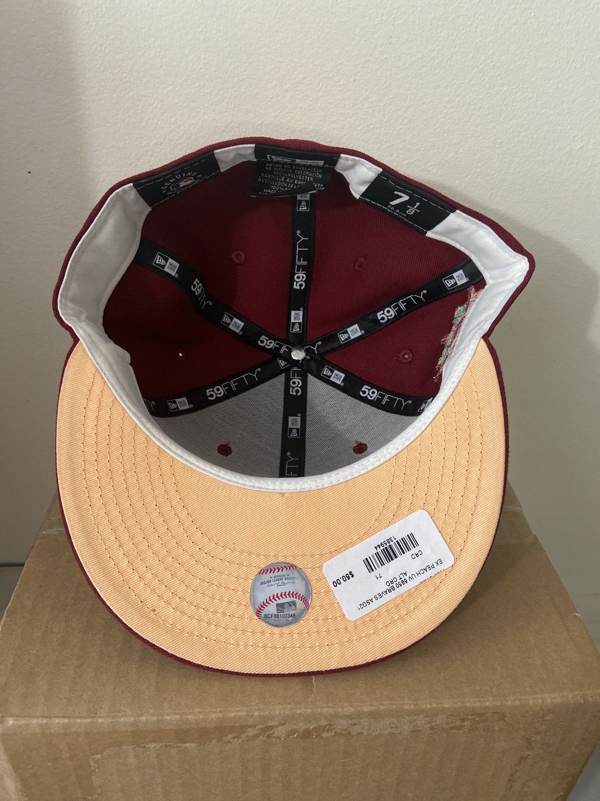 Hat Club Hat Club Exclusive Atlanta Braves Banned ASG Patch Size 71/8 Size ONE SIZE - 6 Thumbnail