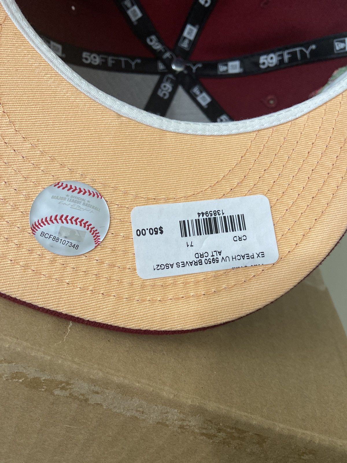 Hat Club Hat Club Exclusive Atlanta Braves Banned ASG Patch Size 71/8 Size ONE SIZE - 7 Thumbnail
