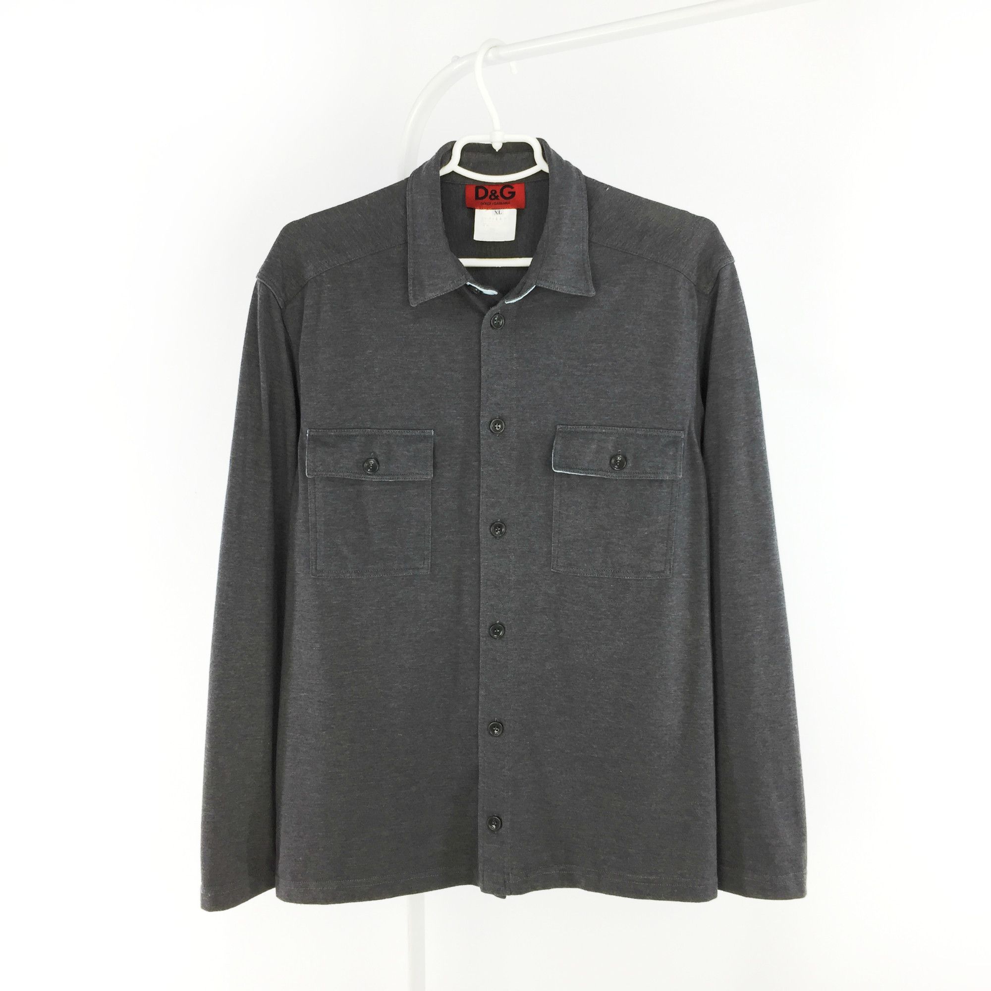 Dolce & Gabbana × Vintage Dolce & Gabbana SPORT Gray Shirts Rare Vintage Size US L / EU 52-54 / 3 - 1 Thumbnail